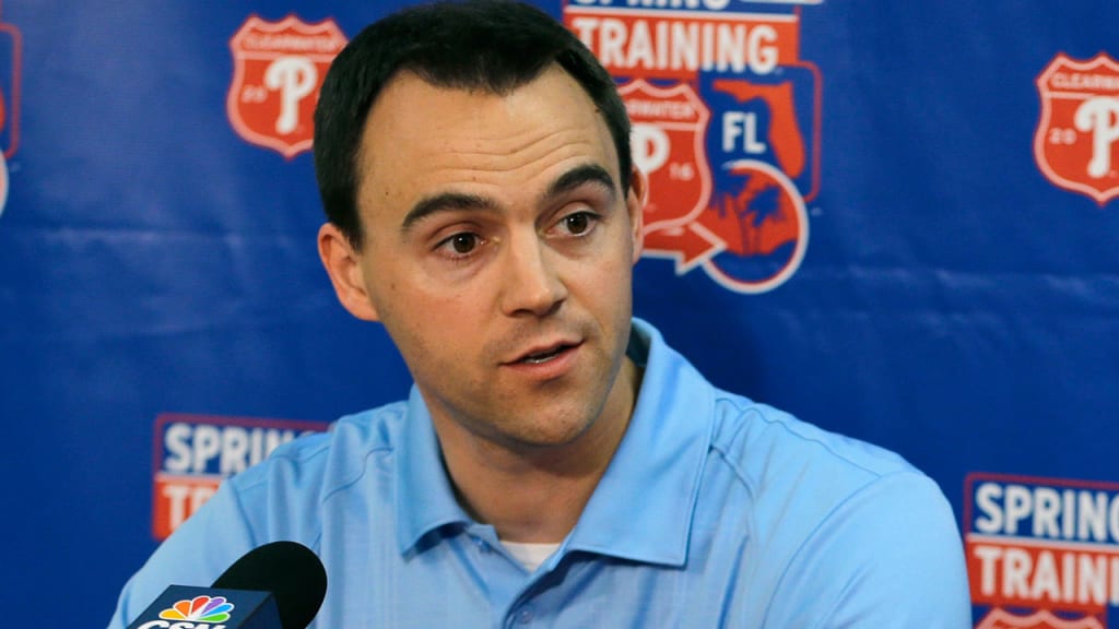 "We're still very much in the early phases of this. We're still learning about it. But so far it's provided some interesting developments," Phillies GM Matt Klentak said. (AP)