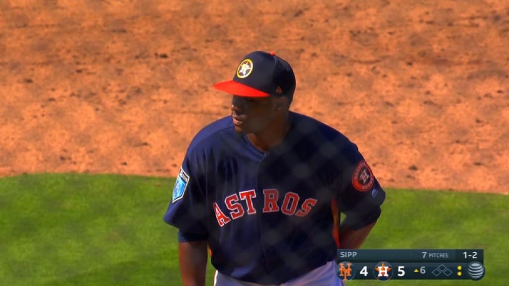 Hinch on Sipp's role in bullpen