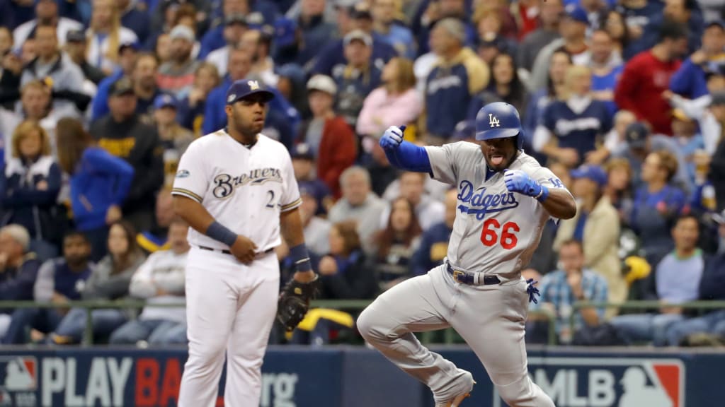 NLCS Game 7: Yasiel Puig's bat flip and celebration were amazing