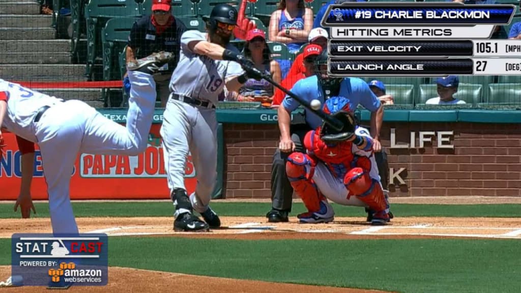 Statcast: Blackmon goes yard