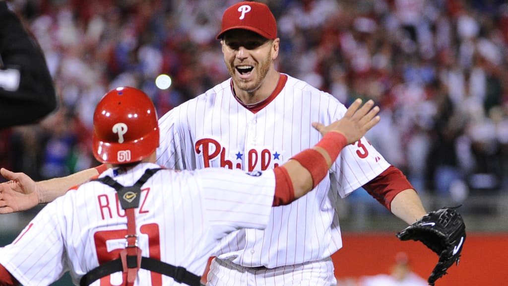 Phillies to retire Halladay's 34 on perfect game anniversary