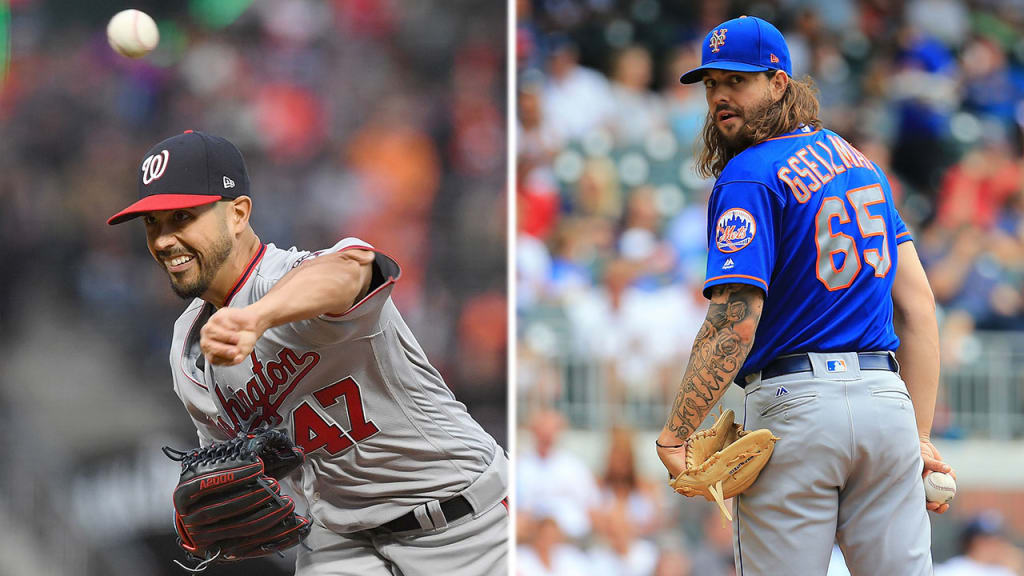 The Nats' Gio Gonzalez brings a 2.91 ERA into Thursday's start, while Robert Gsellman is back in the starter's role.