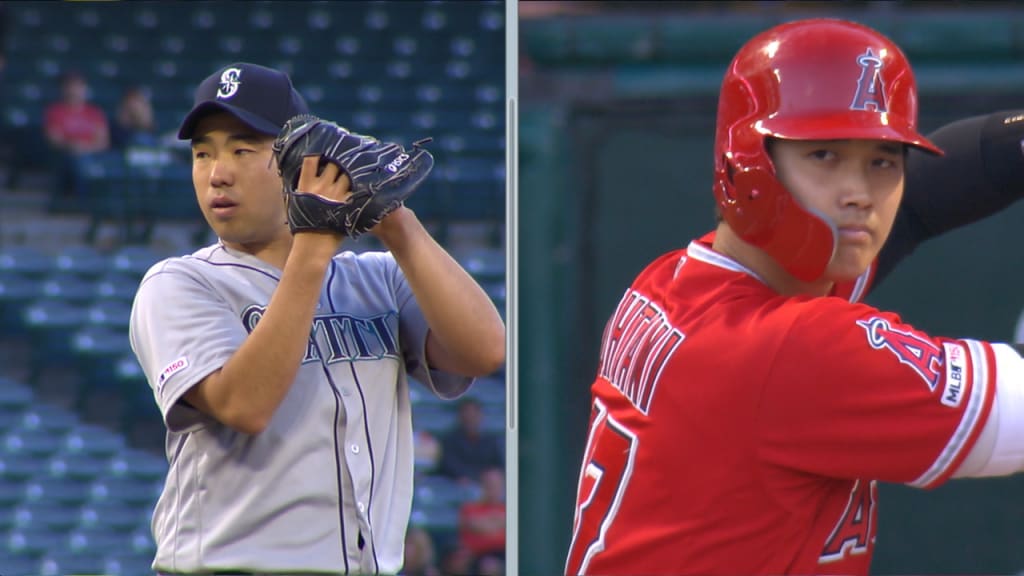 Shohei ohtani faces yusei kikuchi