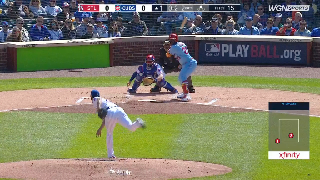 Watch: Cubs pitcher Yu Darvish hits batter, catcher, umpire with