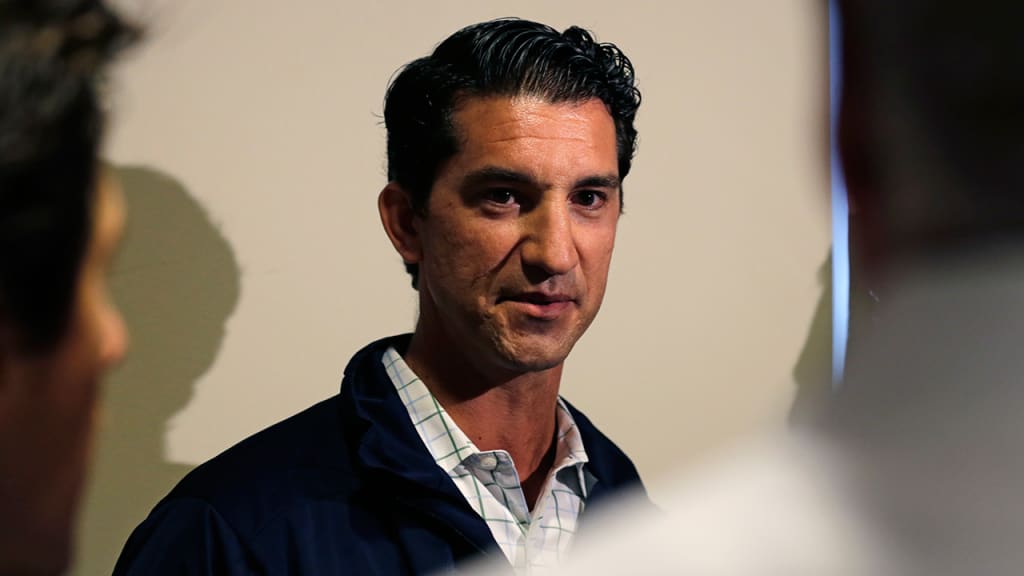 Mike Hazen served as the Red Sox's general manager since September 2015. (AP)