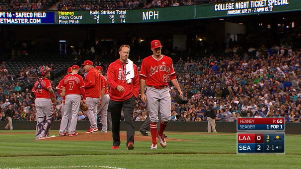 Heaney exits in the 3rd
