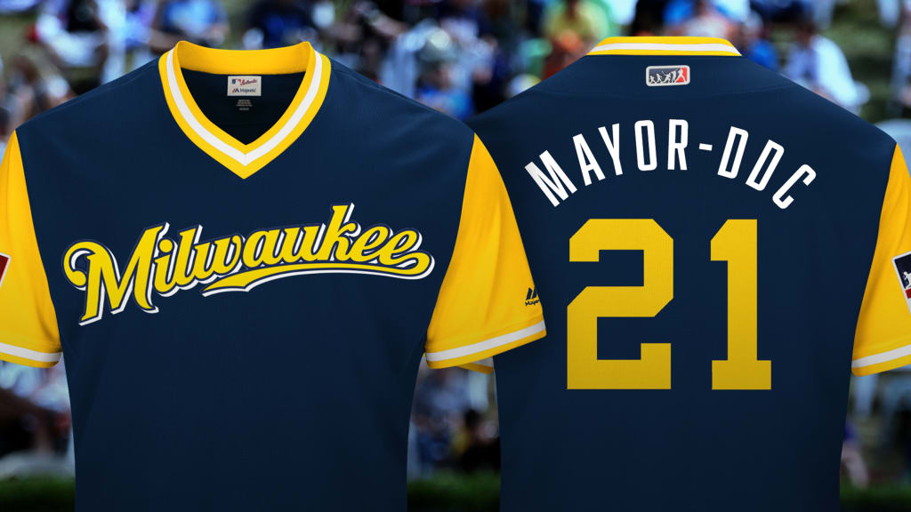 See the Brewers Players' Weekend nicknames