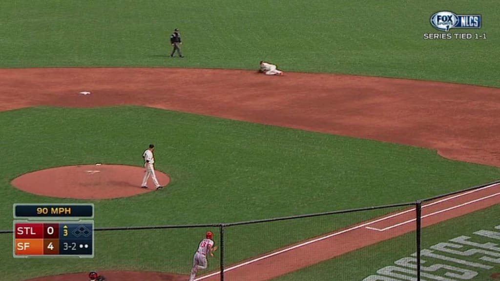 Giants Javier Lopez pitches the seventh inning, as the San Francisco Giants  went on to beat the Philadelphia Phillies 3-0 in game 3 of the National  League Championship Series, on Tuesday Oct.