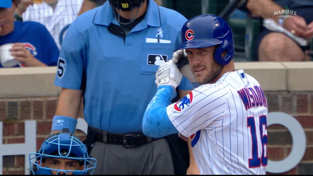 Patrick Wisdom Enjoying Moment With Cubs Slide - Marquee Sports