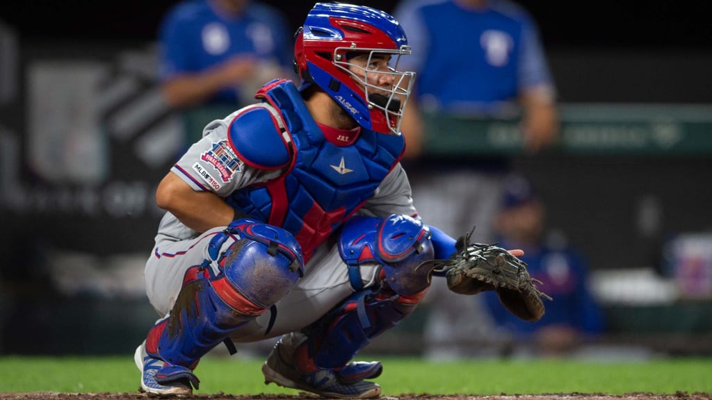 Jose Trevino trying to earn permanent spot on Rangers