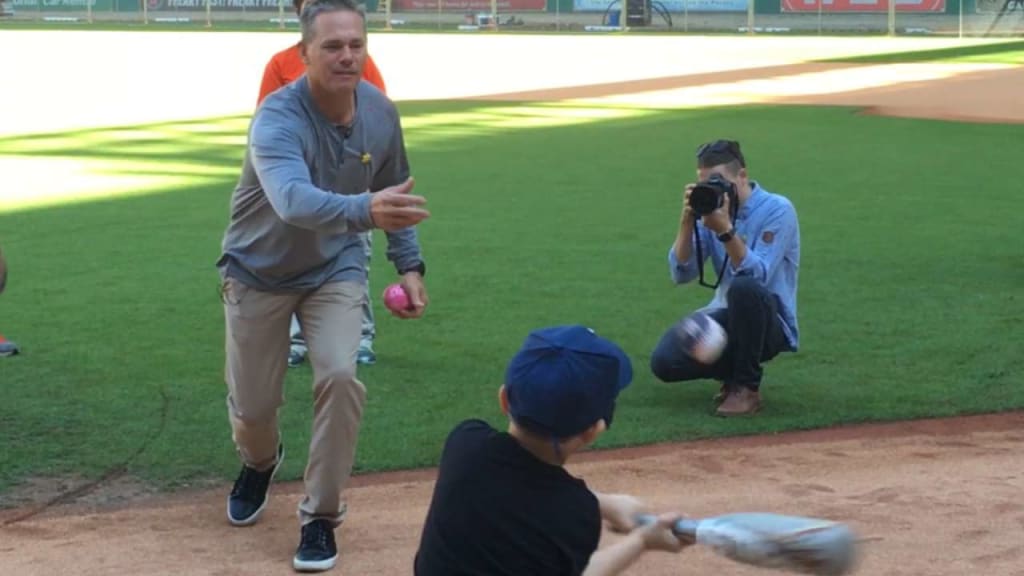 Minor League Baseball - Craig Biggio is on hand in Manchester, NH