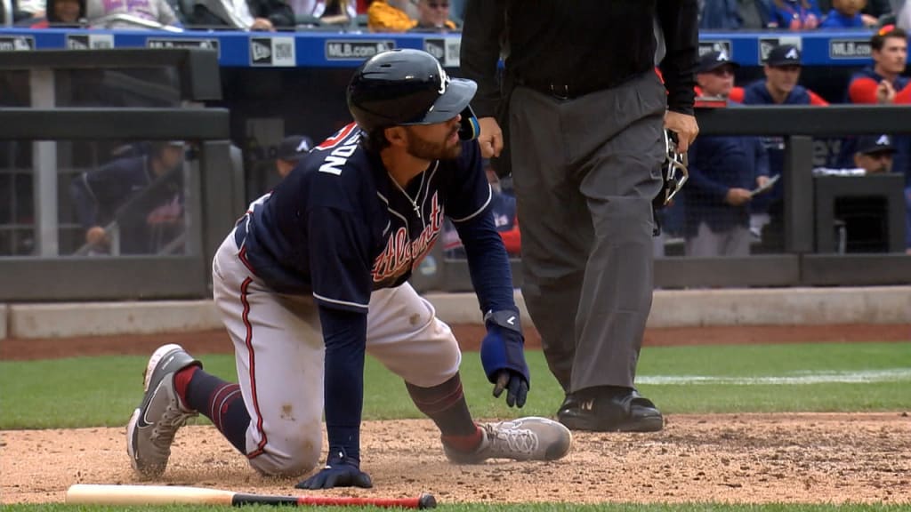 Final Score: Mets 3, Braves 1—Pillar leaves game with a hit by pitch to the  face - Amazin' Avenue