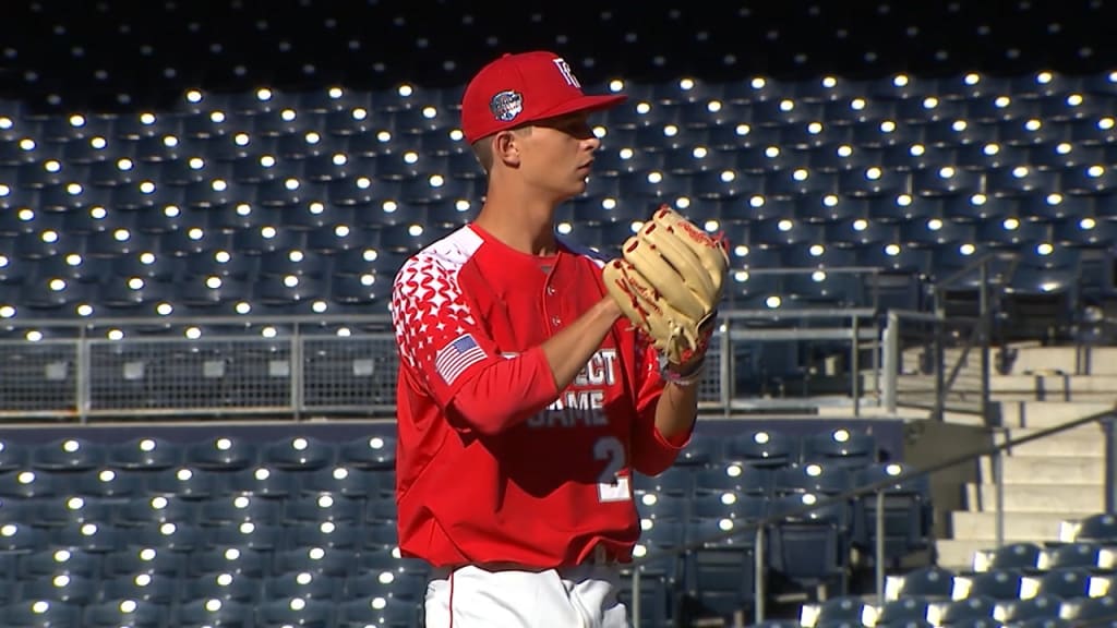 19 Game Worn Home Jersey, Size 46, worn by Keston Hiura.