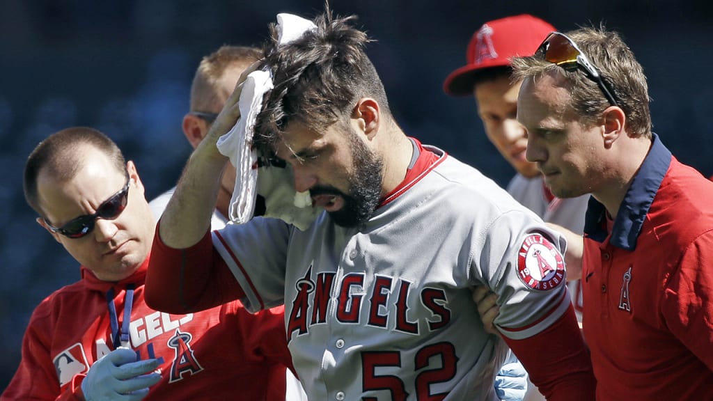 Matt Shoemaker will soon throw off a mound for the first time since September. (AP)