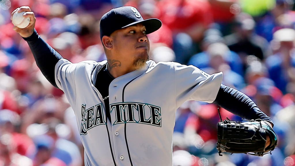 Felix Hernandez is one of the MLB-high 13 international players on the Mariners' Opening Day roster. (AP)