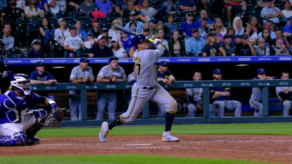 Jackie Bradley Jr. 2021 Game-Used Road Grey Jersey (07/03/21: 5th SB of  Season; Brewers Extend Win Steak to 11)