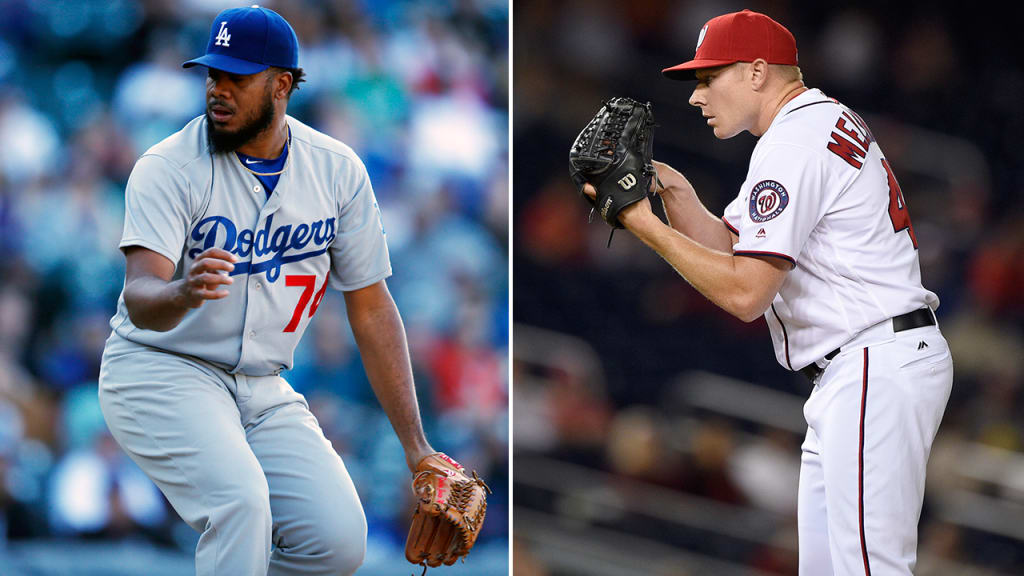 The Dodgers' Kenley Jansen and the Nationals' Mark Melancon both rely heavily on their cutters. (AP)