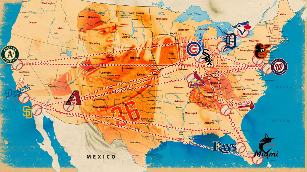 Map shows the most popular baseball team in your area