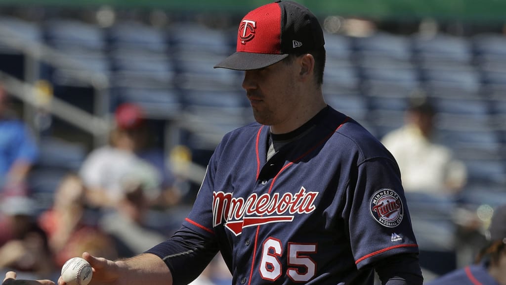 Trevor May pitched well enough this spring to become the front-runner for the fifth spot in the rotation. (AP)