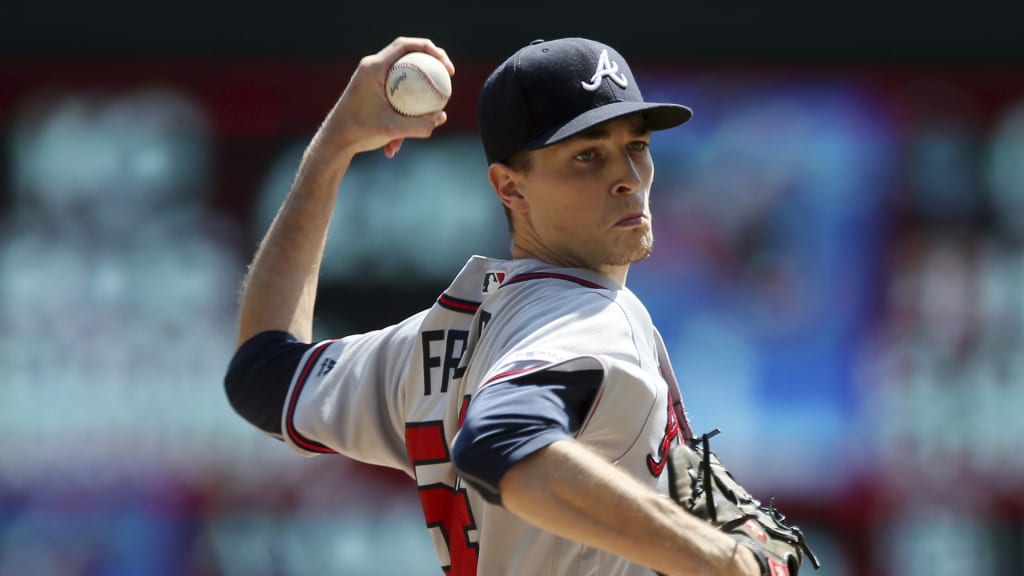Max Fried honoring Tyler Skaggs with jersey