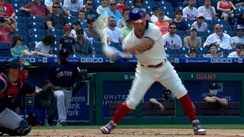 Franchy Cordero hits home run 474 feet vs. Phillies