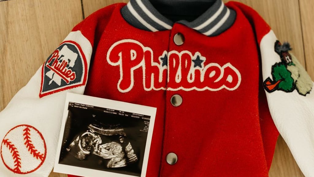 Bryce Harper, wife Kayla, reveal baby girl is on her way