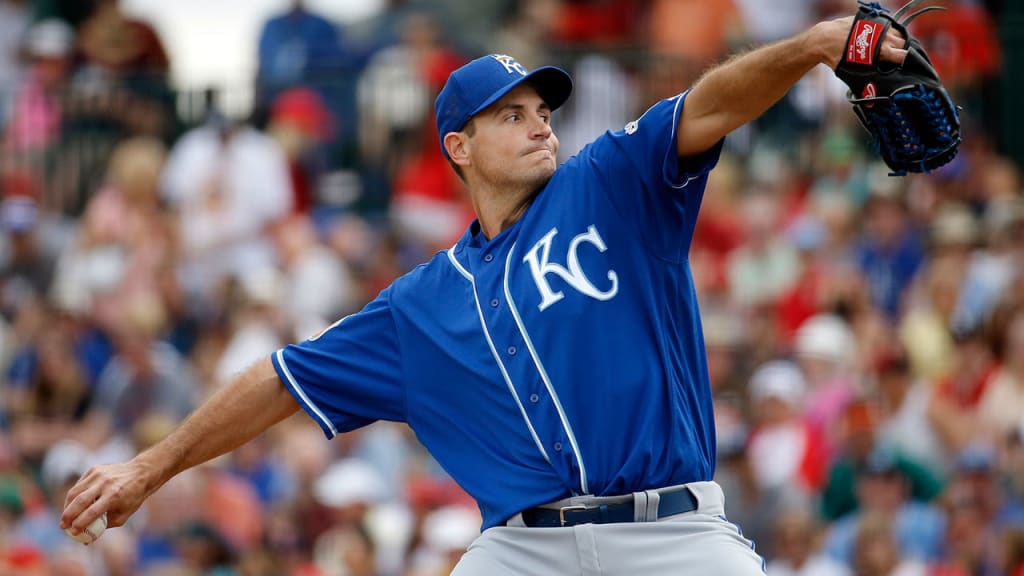 Chris Young, who tossed two innings in his first spring game, said he was happy with his slider command Sunday. (AP)