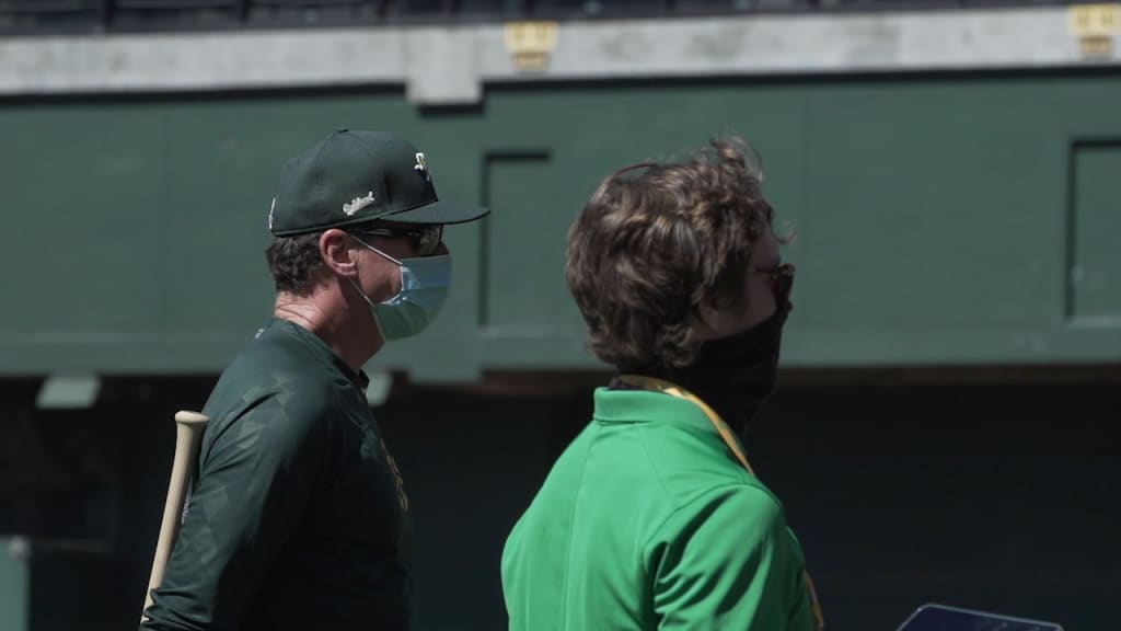 Oakland Athletics P Sean Manaea considering wearing mask during games