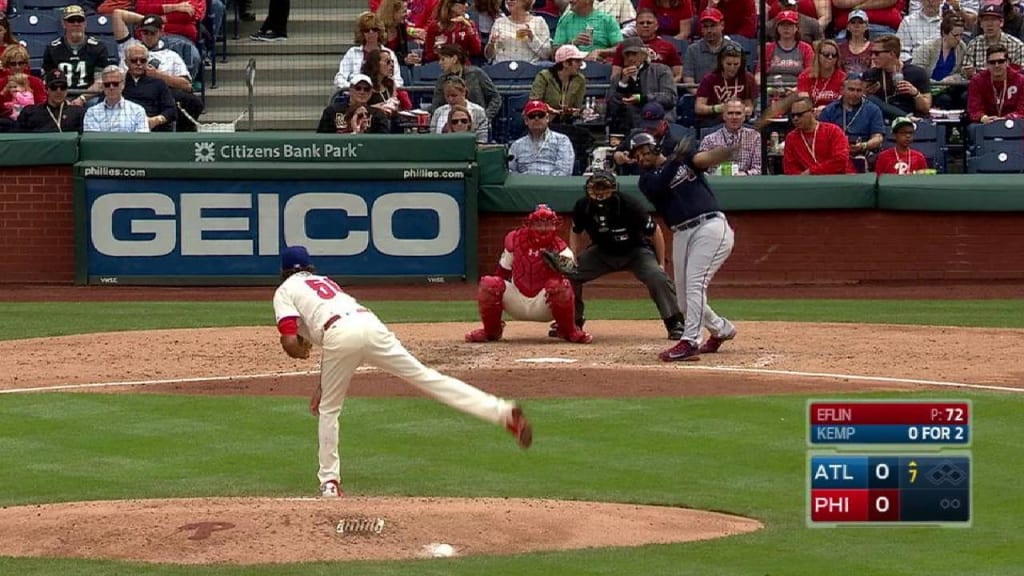 Phillies hit 3 straight homers, beat Braves 5-2 for sweep