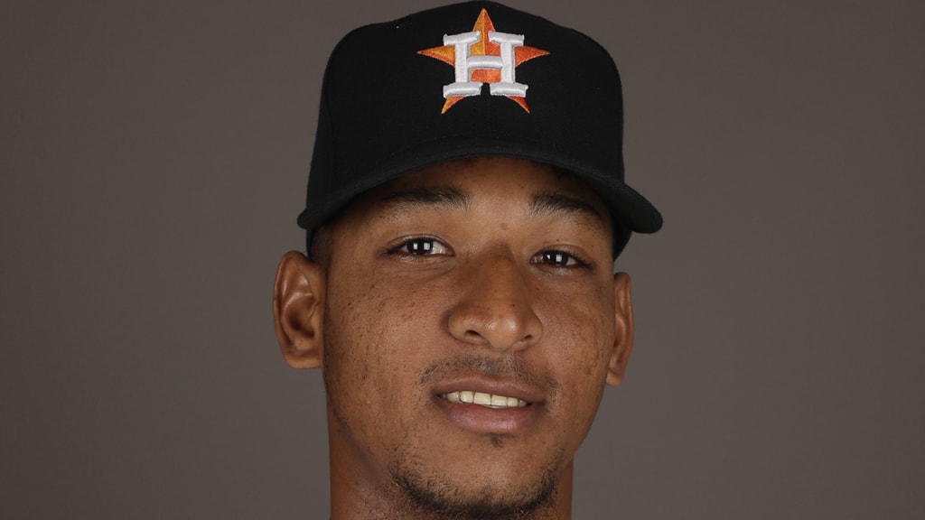 Astros relief pitcher Edison Frias was ejected from Saturday's game after hitting Miguel Cabrera with a pitch. (AP)