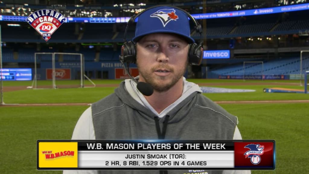 Justin Smoak named AL Player of the Week