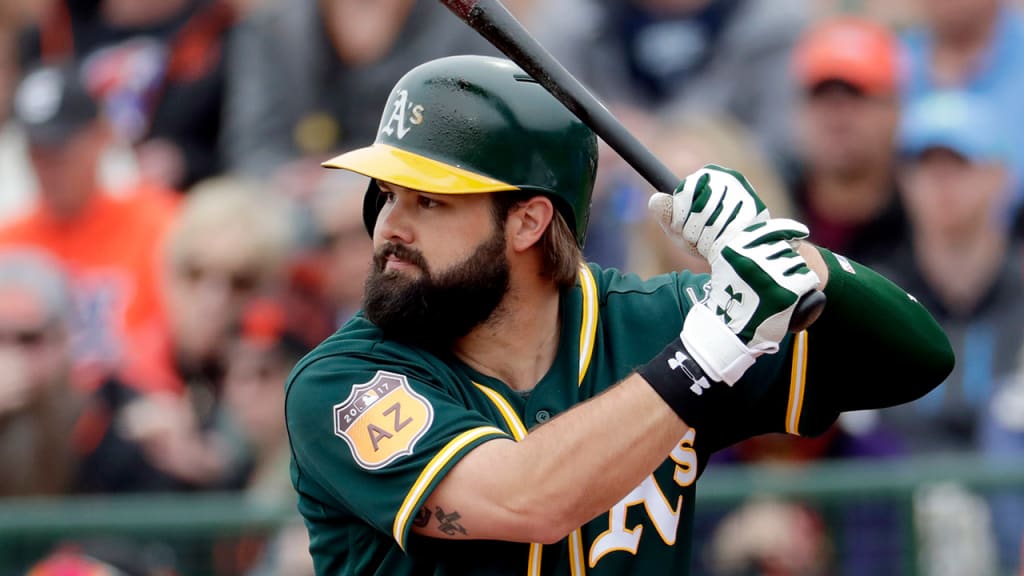 Jaff Decker sustained an oblique injury taking swings in the batting cage Saturday. (AP)