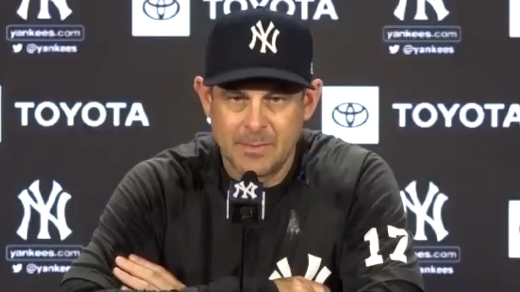 That's a personal choice:' Yankees manager Aaron Boone gets real about Aroldis  Chapman's wild injury