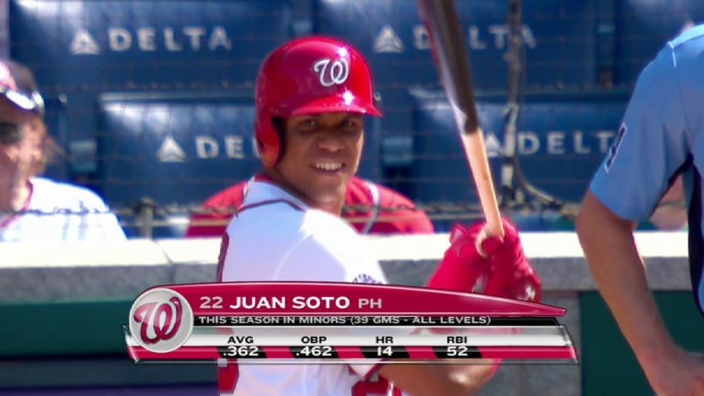 Nationals call up teenage prospect Juan Soto