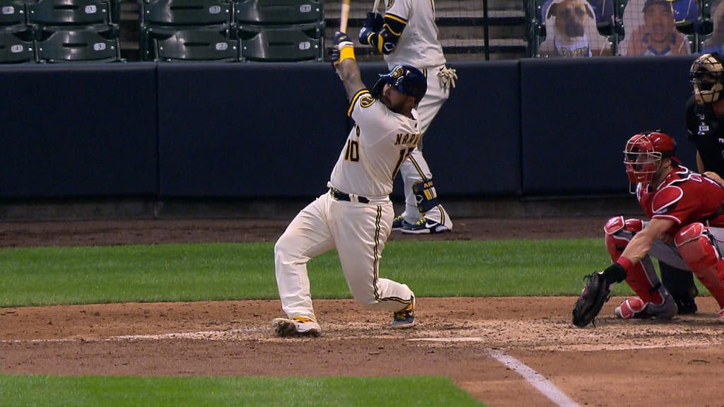 Omar Narváez's solo home run