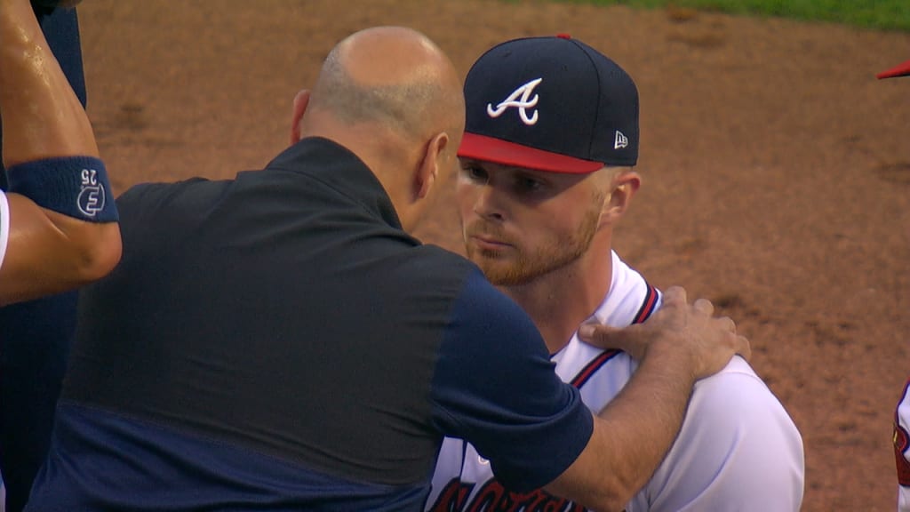 Comebacker hits Newcomb in head