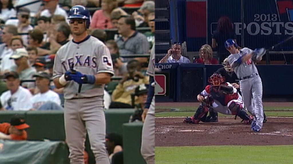 Michael Young was inducted into the Rangers Hall of Fame and defeated a  monster on the same day