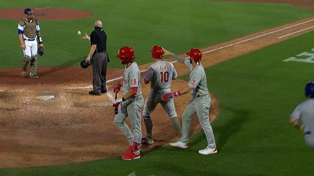 Rhys Hoskins delivers two big hits, Matt Moore records a huge out