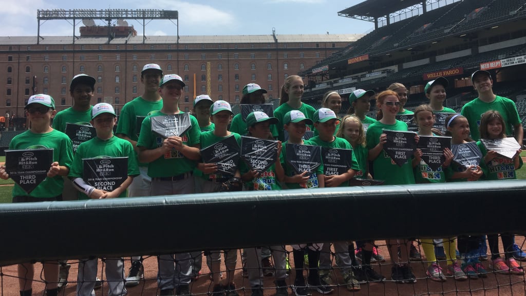 Twenty-three youngsters participated in Pitch, Hit & Run event at Camden Yards on Saturday, vying for a spot in the national finals. (Baillargeon)