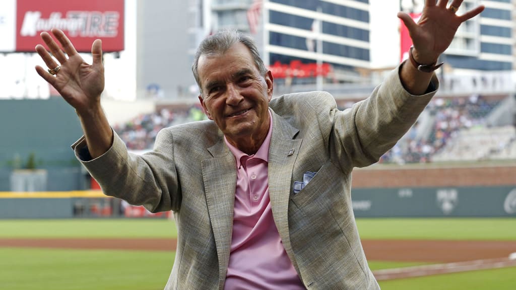 Braves vice chairman John Schuerholz announced that the club will break ground in October on a new Spring Training park in North Port, Fla. (Mike Zarrilli/Getty)