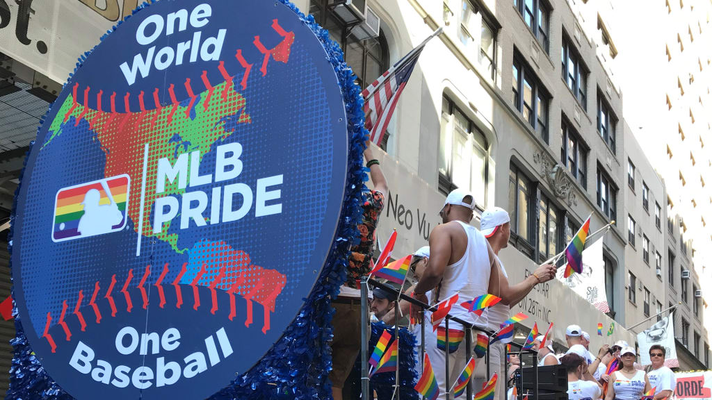 MLB takes part in Pride March for first time