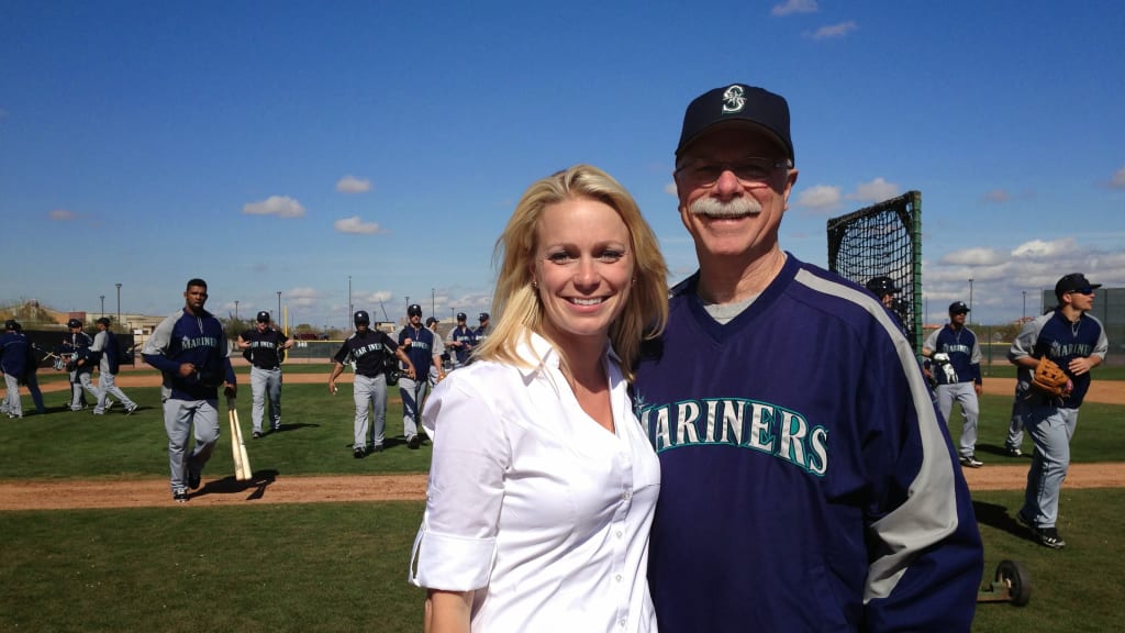 Mandy and her dad share a love baseball and the Mariners.