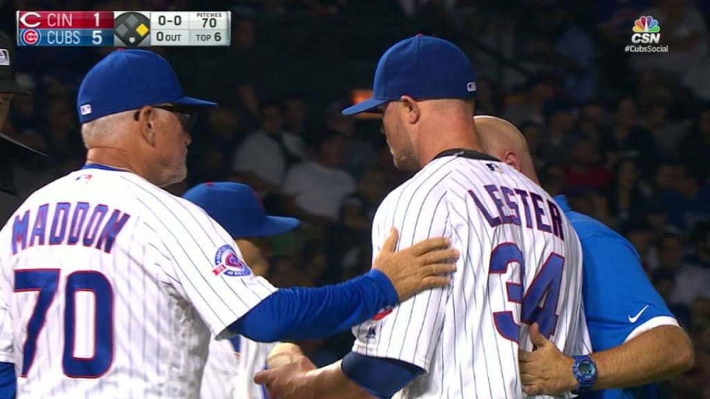 Lester helps Cubs past Reds, 1-0
