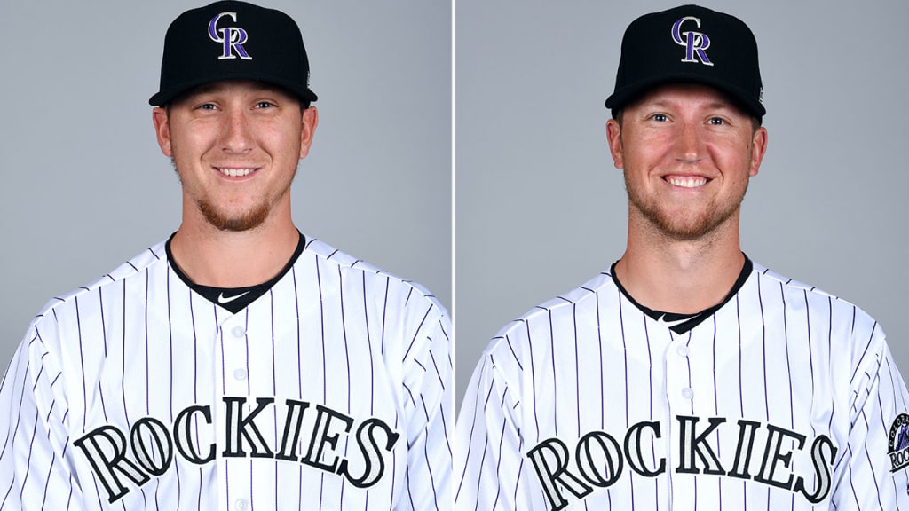 Jeff Hoffman, left, and Kyle Freeland are the Rockies' top-two pitching prospects, according to MLBPipeline.com. (Getty)