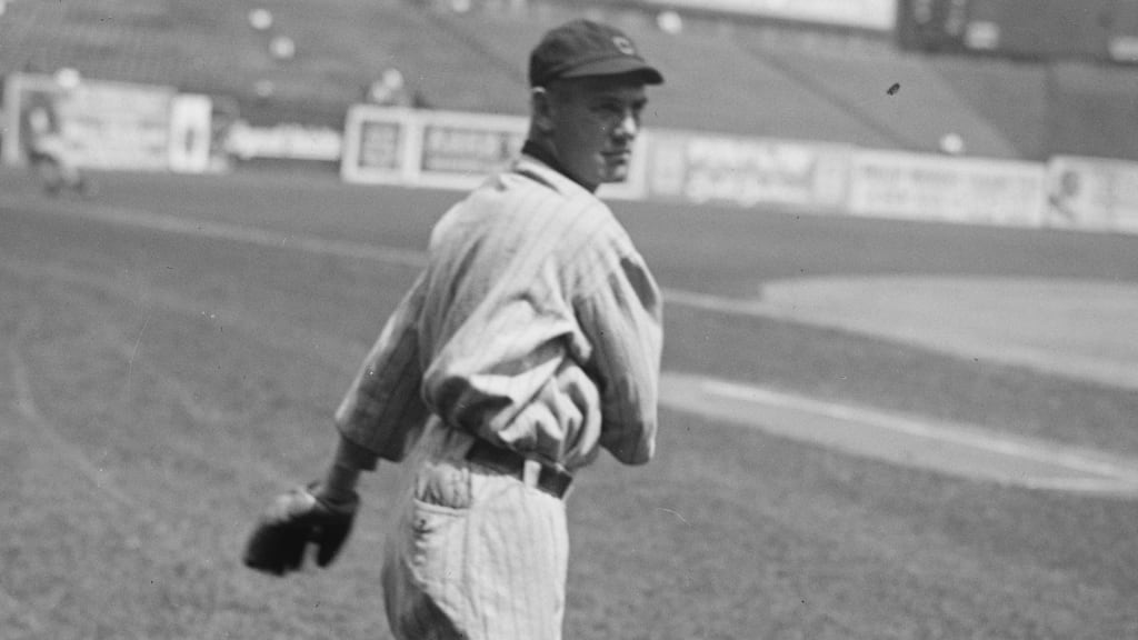 The Indians' Ray Chapman died after being hit in the head on Aug. 16, 1920.