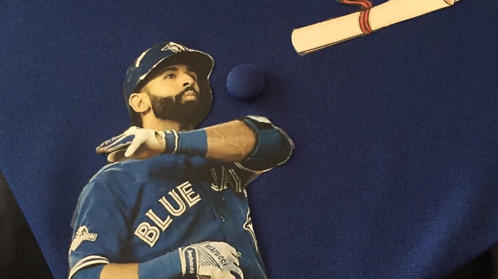 5 photos of Jose Bautista's epic bat flip