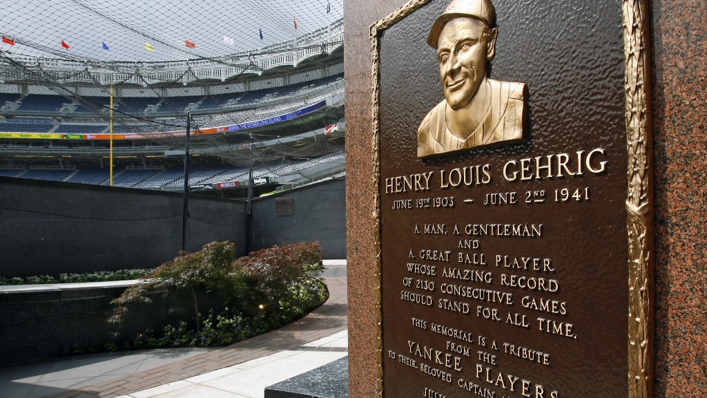 Lou Gehrig Lou Gehrig Day Yankee Stadium Tribute 