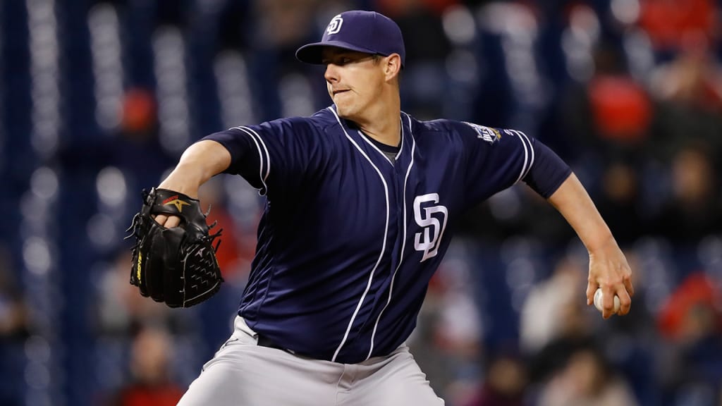 Ryan Buchter has had friends and family in the crowd during the Padres' visit to Philadelphia. (AP)