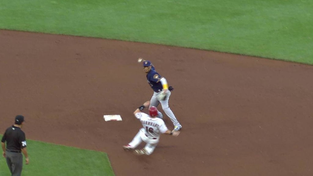 Shaw starts a smooth double play