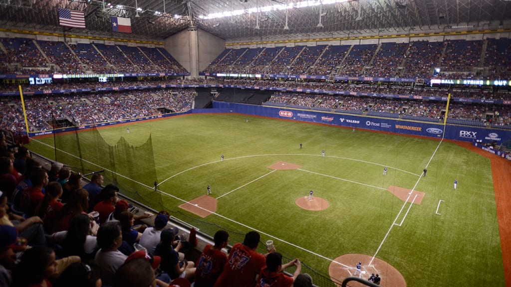The Rangers have played exhibition games at the Alamodome each spring since 2013.(AP)